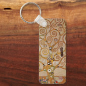 Baum des Lebens von Gustav Klimt, stilisiert Jugen Schlüsselanhänger (Vorderseite)