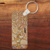 Baum des Lebens von Gustav Klimt, stilisiert Jugen Schlüsselanhänger (Rückseite)