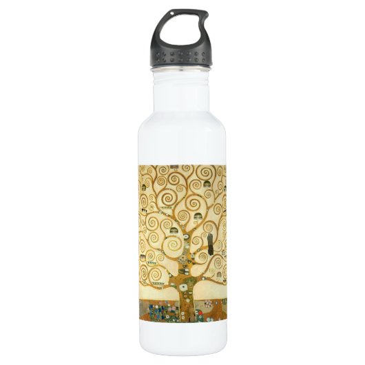 Baum des Lebens von Gustav Klimt Trinkflasche (Vorderseite)
