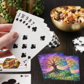 Baum-des-Lebens-Wald-Spielkarten Spielkarten (In Situ)