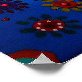 BAUM DES LEBENS WALZBAUMALERIE POSTER (Ecke)