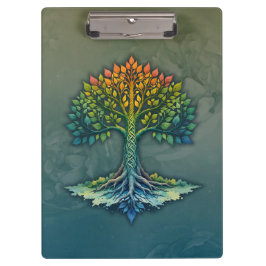 Baum des Lebens - Wandelndes Morgengrauen Klemmbrett