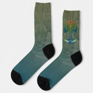 Baum des Lebens - Wandelndes Morgenrot Socken