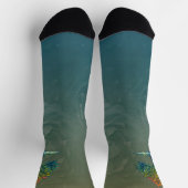 Baum des Lebens - Wandelndes Morgenrot Socken (Oben)