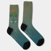 Baum des Lebens - Wandelndes Morgenrot Socken (Rechts)