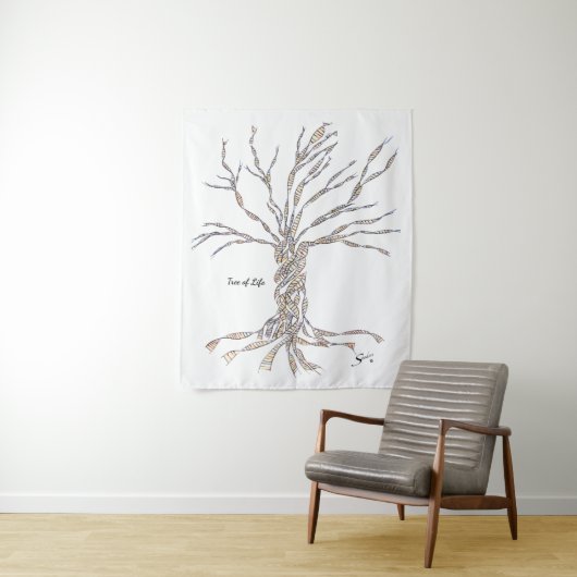 Baum des Lebens Wandteppich (Beispiel)