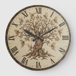 Baum des Lebens Wanduhr