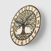 Baum des Lebens Wanduhr (Winkel)