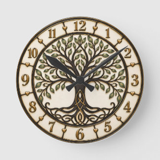 Baum des Lebens Wanduhr