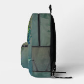 Baum des Lebens - Wechselnde Dämmerung  Bedruckter Rucksack (Rechts)