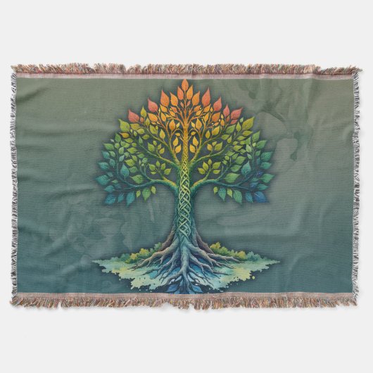 Baum des Lebens - Wechselnde Dämmerung  Decke (Vorderseite)