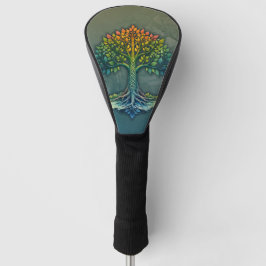 Baum des Lebens - Wechselnde Dämmerung Golf Headcover