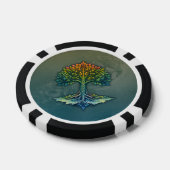 Baum des Lebens - Wechselnde Dämmerung Pokerchips (Einzeln)