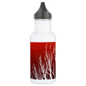 Baum des Lebens: Weiße Bäume auf der Roten Kunst Trinkflasche (Links)