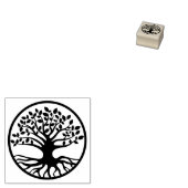 Baum des Lebens, Weltenbaum Gummistempel (Stempel)