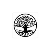 Baum des Lebens, Weltenbaum Gummistempel (Prägung)