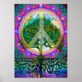 Baum des Lebens - Weltfrieden Poster (Vorne)