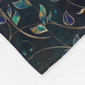 Baum des Lebens - Yggdrasil Fleecedecke (Ecke)