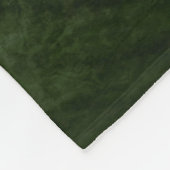 Baum des Lebens - Yggdrasil -grün und Gold Fleecedecke (Ecke)