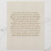 Baum des Lebens - Yggdrasil - Malachite-Blätter  Flyer (Hinten)