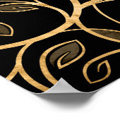 Baum des Lebens - Yggdrasil Mandala Poster (Ecke)