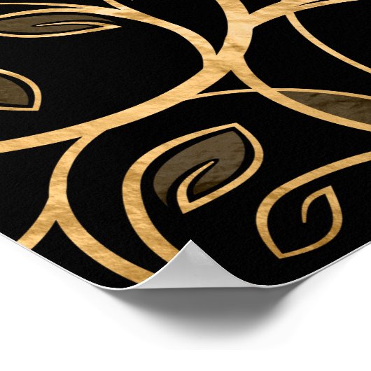 Baum des Lebens - Yggdrasil Mandala Poster (Ecke)