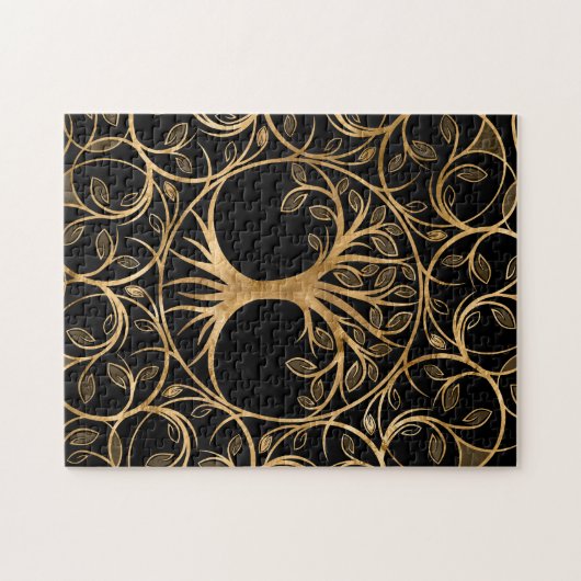 Baum des Lebens - Yggdrasil Mandala Puzzle (Horizontal)