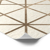 Baum des Lebens - Yggdrasil mit Gold von Triquetra Poster (Ecke)