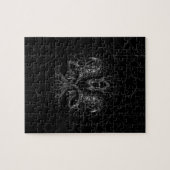 Baum des Lebens - Yggdrasil mit Raben Puzzle (Horizontal)