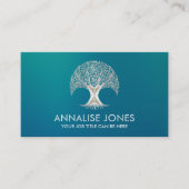 Baum des Lebens - Yggdrasil - Mutter der Perle Visitenkarte (Vorderseite)