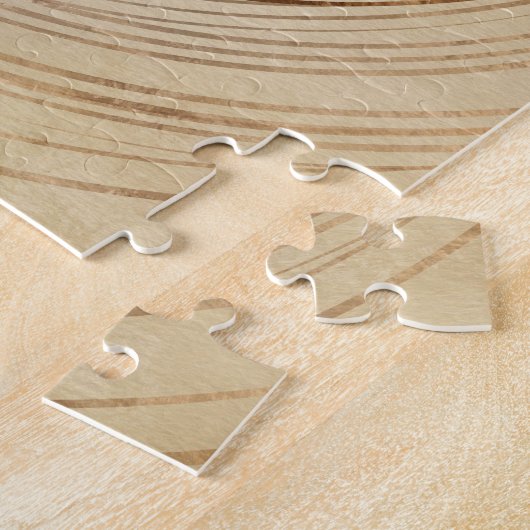 Baum des Lebens - Yggdrasil Pastel Gold Puzzle (Seite)