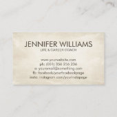 Baum des Lebens - Yggdrasil - Regenbogen-Blätter Visitenkarte (Rückseite)