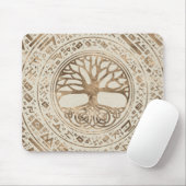 Baum des Lebens - Yggdrasil Runic Pattern Mousepad (Mit Mouse)
