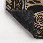 Baum des Lebens - Yggdrasil Runic Pattern Mousepad (Ecke)