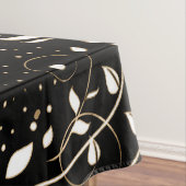 Baum des Lebens - Yggdrasil - Schwarz-weiß und Gol Tischdecke (Beispiel)