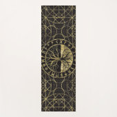 Baum des Lebens - Yggdrasil und Runen Yogamatte (Vorderseite)