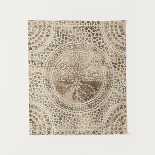 Baum des Lebens - Yggdrasil- Wandteppich (Vorderseite)