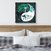 Baum des Lebens Yin Yang Mondlicht Nacht Leinwanddruck (Insitu (Schlafzimmer))