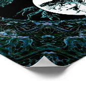 Baum des Lebens Yin Yang Moonlight Poster (Ecke)