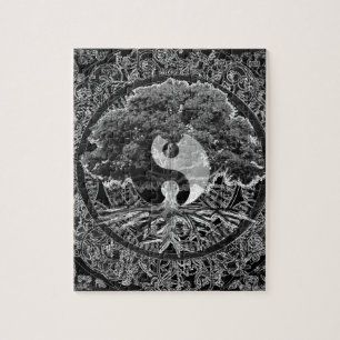 Baum des Lebens Yin Yang Puzzle