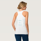Baum des Lebens Yoga Instructor Tank Top (Rückseite Vollansicht)