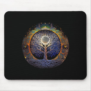 Baum des Lebens Yoga Zen Namaste Meditation  Mousepad