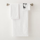Baum des Lebens Zen-Badezimmer-Handtuch-Set Badhandtuch Set (Insitu)