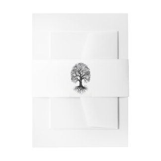 Baum des Lebens Zen-Einladung Bauchbinde Einladungsbanderole