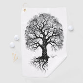 Baum des Lebens Zen Golf Handtuch (Insitu)