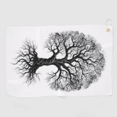 Baum des Lebens Zen Golf Handtuch (Horizontal)