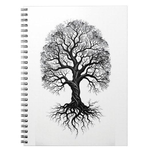 Baum des Lebens Zen Klassisches Notizbuch Notizblock (Vorderseite)