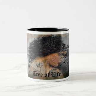 Baum des Lebens Zweifarbige Tasse