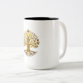 Baum des Lebens Zweifarbige Tasse (VorderseiteRechts)