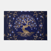 Baum des Lebensbösen Auges Fußmatte (Vorderseite)